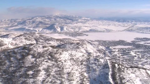 Snowy mountains Stock Footage 75214363