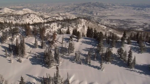 Snowy mountains Stock Footage 75214368