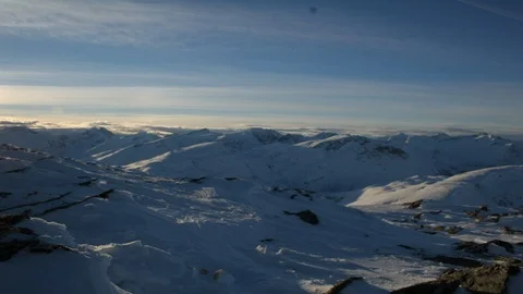 Snowy mountains Stock Footage 97183695