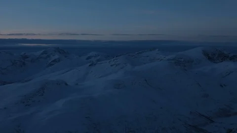 Snowy mountains Stock Footage 97185429