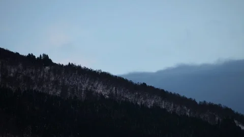 Snowy mountains Stock Footage 97186733