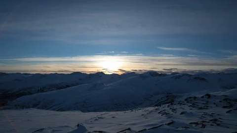 Snowy mountains Stock Footage 97190965