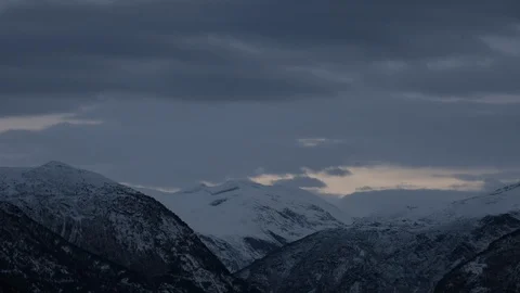 Snowy mountains Stock Footage 97193660