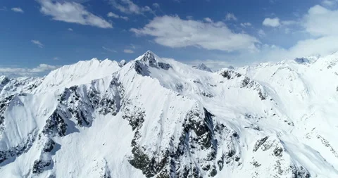 Snowy mountains Stock Footage 107317247