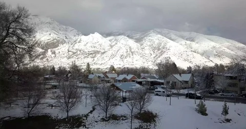 Snowy Mountains Stock Footage 123452077