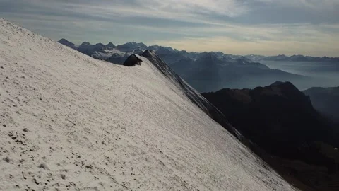 Snowy mountains Stock Footage 142330802