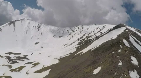 Snowy mountains from helicopter 動画素材 54583616