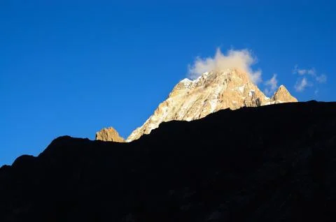 Snowy mountains Stock Photos