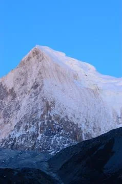 Snowy mountains Stock Photos