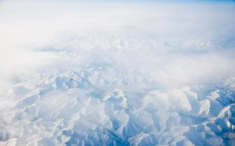 Snowy mountains Stock Photos