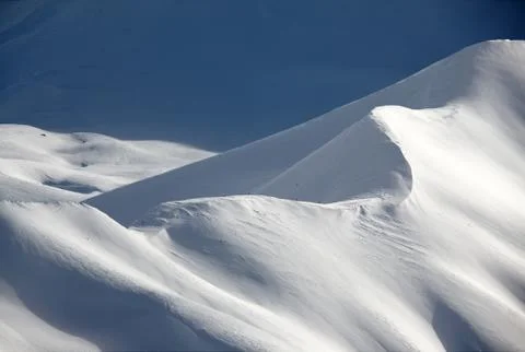 Snowy mountains Stock Photos
