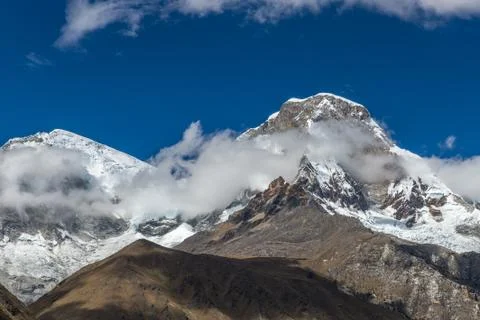 Snowy mountains Stock Photos