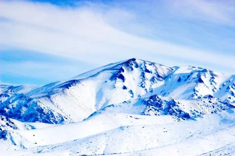 Snowy mountains Stock Photos