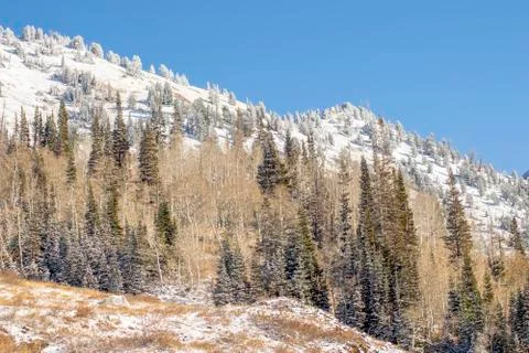 Snowy Mountains Stock Photos