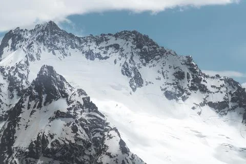 Snowy mountains Stock Photos