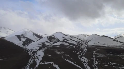 Snowy mountains winter Video stock 240121654
