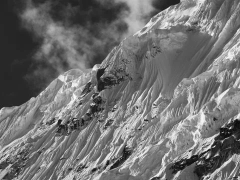 Snowy Mountainside Fotos de archivo