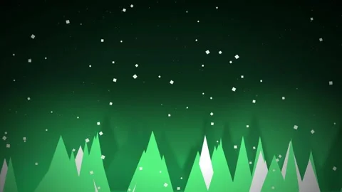Snowy pine forest falling snow seamless loop motion background Stock Footage 348255085