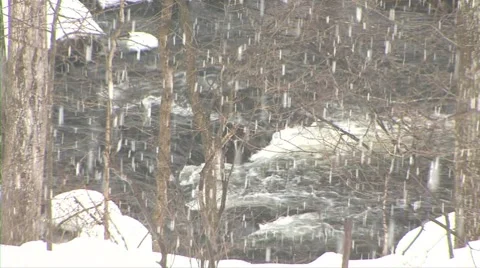 Snowy river Stock Footage 5500477
