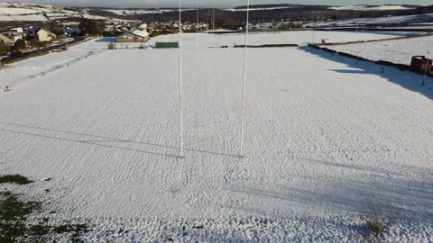 Snowy Rugby Field 4K RAW Vidéo 146171453