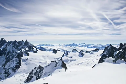 Snowy Summit Vídeo Stock 282350234