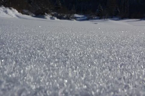 Snowy surface Fotos de archivo