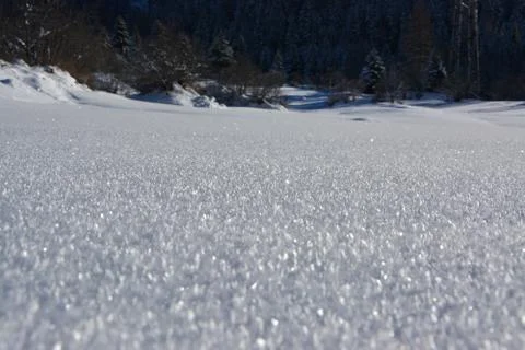 Snowy surface Fotos de archivo