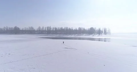 Snowy terrain Stock Footage 154746574