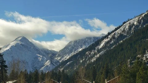 Snowy Winter Day Stock Footage 83602118