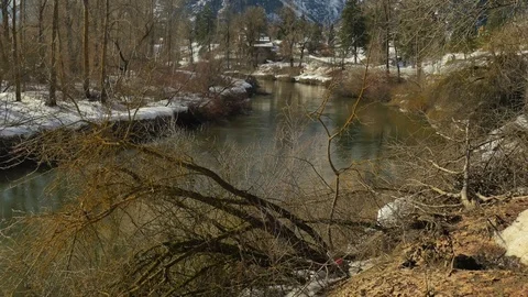 Snowy Winter Day Stock Footage 83602188