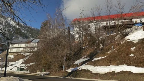 Snowy Winter Day Stock Footage 83602195