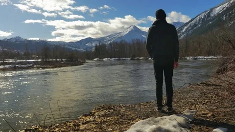 Snowy Winter Day 動画素材 83602226