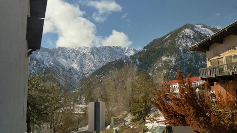 Snowy Winter Day Stock Footage 83602363