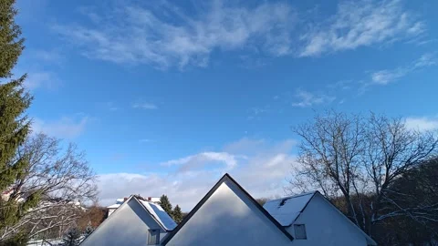 Snowy winter landscape Stock Footage 325125086