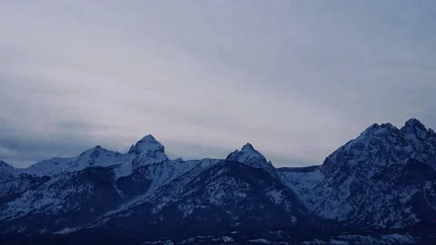 Snowy Yellowstone Landscape Stock-Footage 202054428