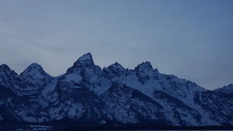Snowy Yellowstone Landscape Stock-Footage 202054430