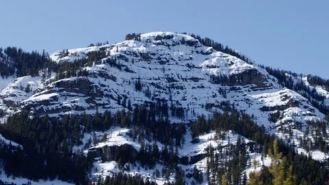 Snowy Yellowstone Landscape Stock-Footage 202064167