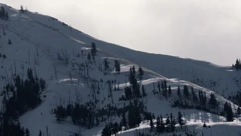Snowy Yellowstone Landscape Stock-Footage 202069677