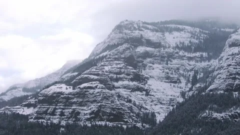 Snowy Yellowstone Landscape Stock-Footage 202092999