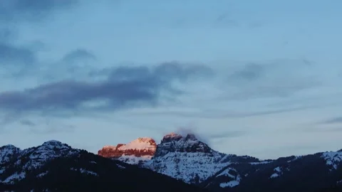 Snowy Yellowstone Landscape Stock-Footage 202095489