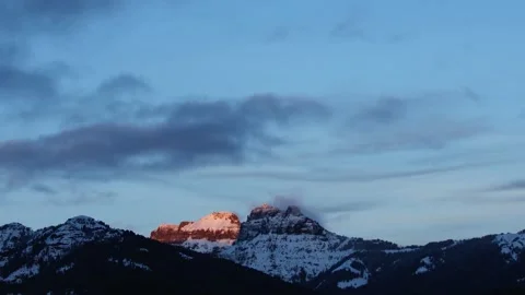 Snowy Yellowstone Landscape Stock-Footage 202108741