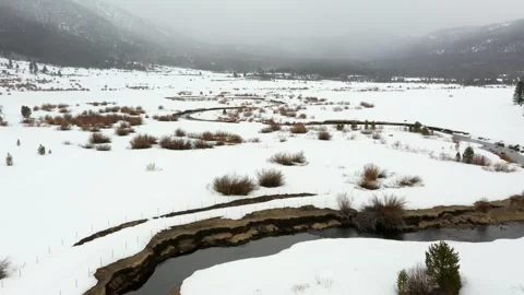 SnowyWinterValley4 Vídeos de archivo 252604270