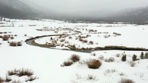 SnowyWinterValley5 Stock Footage 252604308
