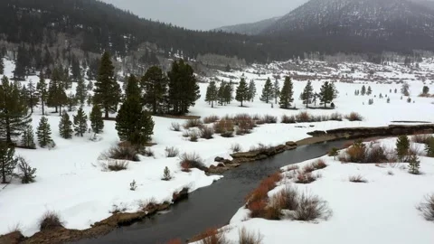 SnowyWinterValley6 Stock Footage 252604272