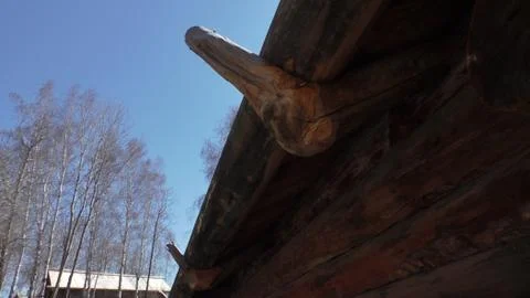 So before did logs Foto stock