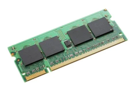 SO-DIMM laptop computer RAM memory module Stock-Fotos