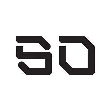 So initial letter vector logo icon Stock Illustration