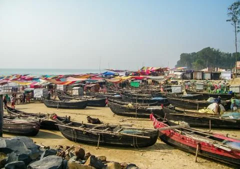 So many boats Stock Photos