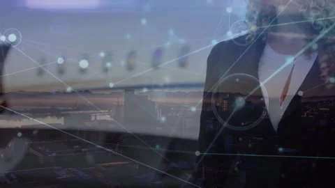 With so many global connections, it can be difficult to keep track of them all Stock Footage 330255803