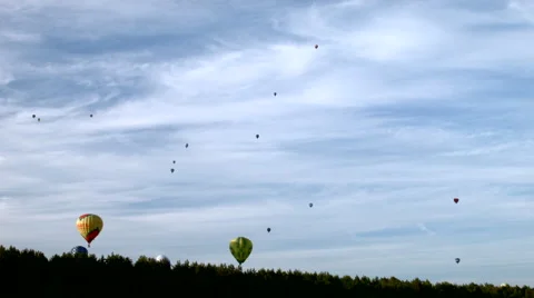 So much air balloons Stock-Footage 52446639